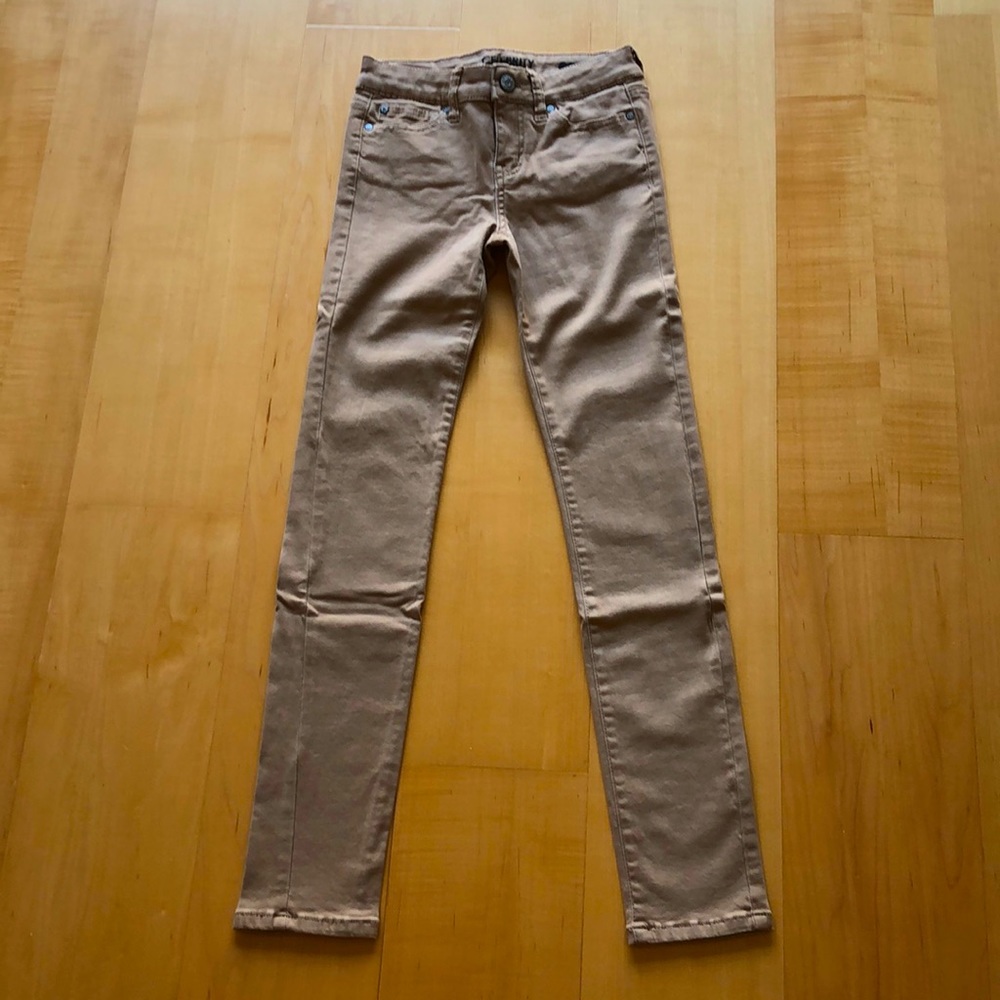 Celebrity Pink Girls Beige Jeans